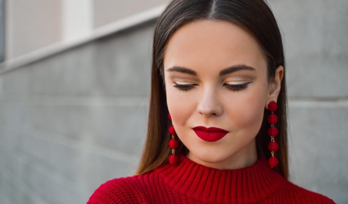 Mujer de rojo